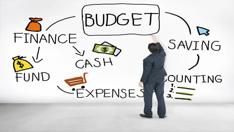 budget in finance, cash, saving, funds, expenses, counting.